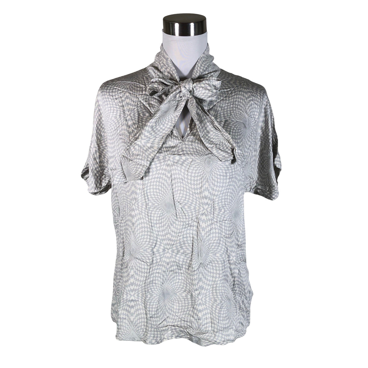 Unisex Summum Woman - Lühikeste käistega pluus, suurus 40 - Hall (1)