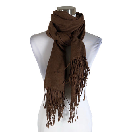 Unisex Pashmina - Õhuke sall, suurus Midi - Pruun ()