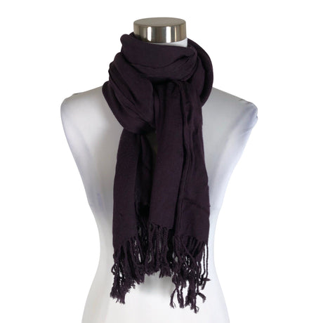 Unisex Pashmina - Õhuke sall, suurus Maxi - Lilla ()
