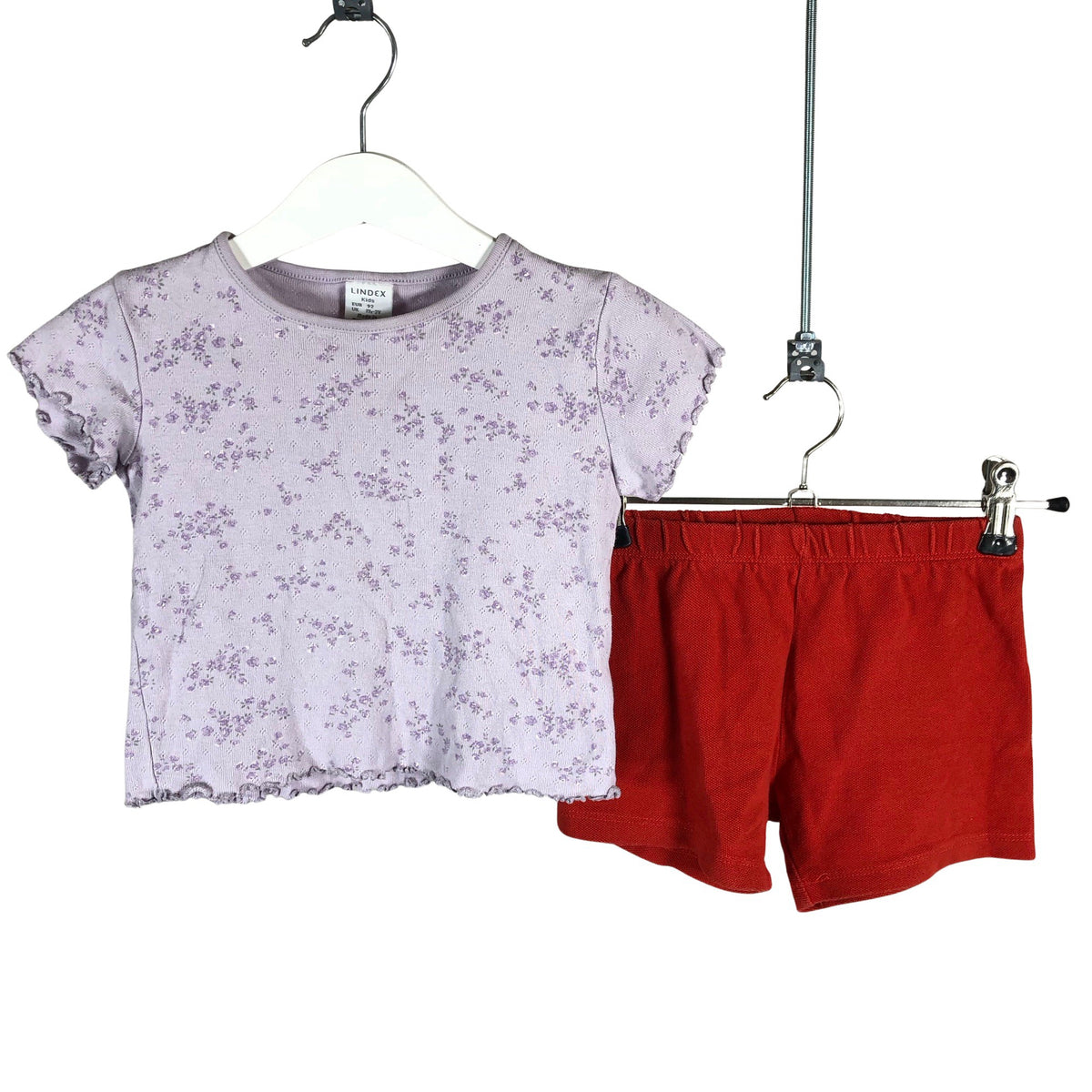 Unisex Lindex - T-särk, suurus 86 - 92 - Lilla (1)