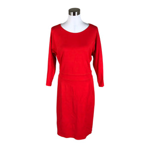 Unisex Nanso - Trikotaažist kleit, suurus 40 - Punane (1)