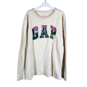 Unisex Gap - Trikotaažist pluus, suurus 146 - 152 - Looduslik valge (1)