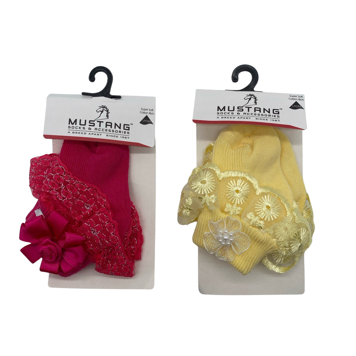 Unisex Mustang - Sokid, suurus 20 - Roosa (1)