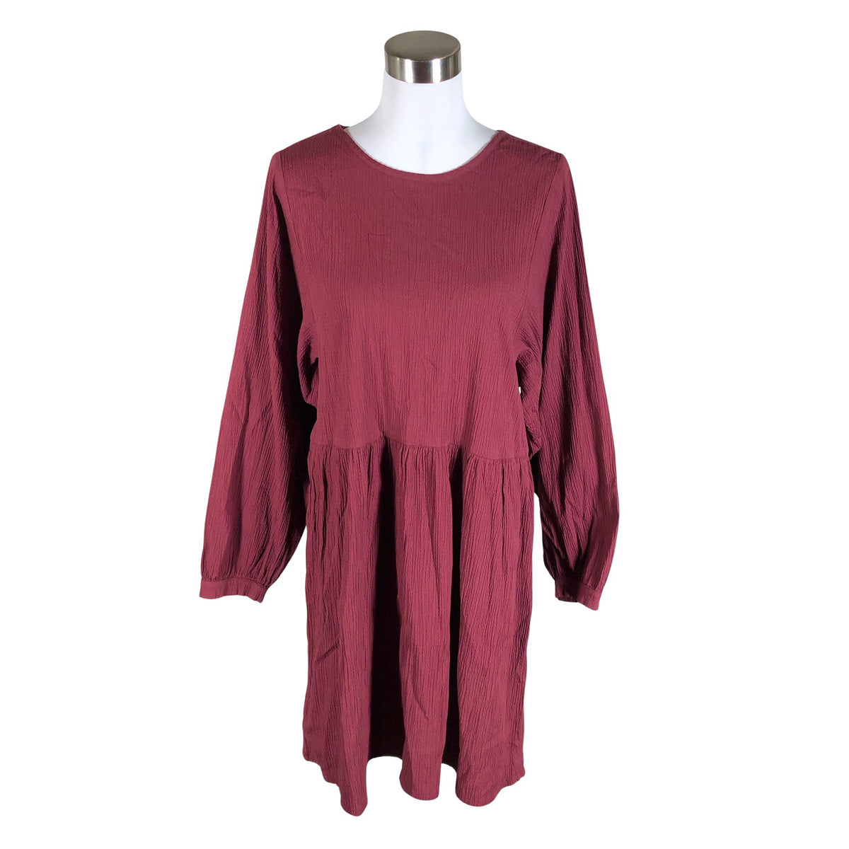 Unisex Nanso - Mitteveniv kleit, suurus 38 - Veinipunane (1)