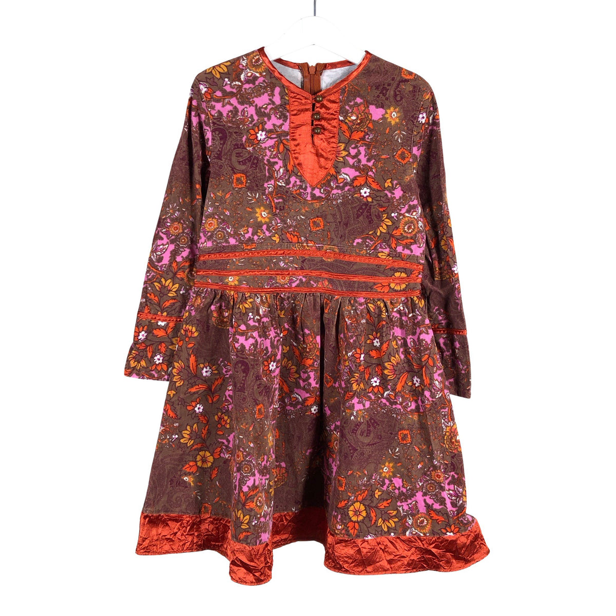 Unisex Catimini - Mitteveniv kleit, suurus 122 - 128 - Pruun (1)