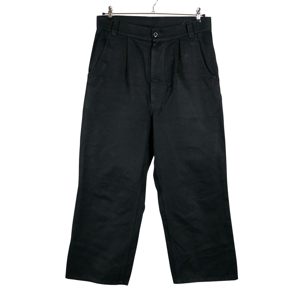 Unisex Margaret Howell - Mittevenivad püksid, suurus 40 - Must (1)