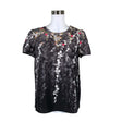 Unisex Oasis - Lühikeste käistega pluus, suurus 38 - Veinipunane ()