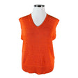 Unisex O.I.S - Kootud vest, suurus 44 - Oranž ()