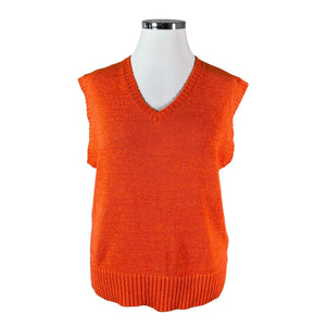 Unisex O.I.S - Kootud vest, suurus 44 - Oranž (1)