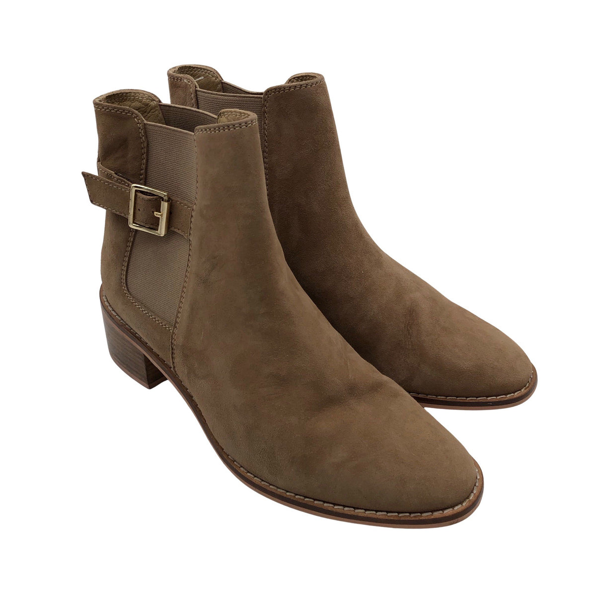 Unisex Kiomi - Poolsaapad, suurus 38 - Pruun (2)