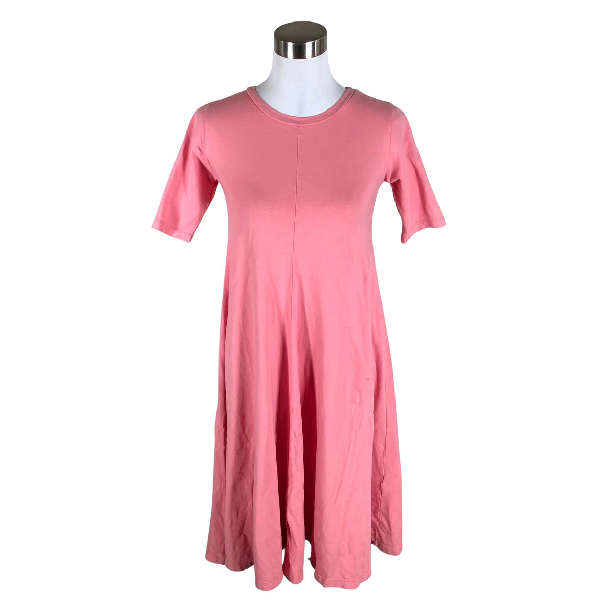 Unisex Arela - Trikotaažist kleit, suurus 36 - Heleroosa (1)
