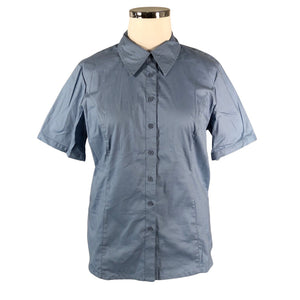 Unisex Boco a Boco - Lühikeste käistega pluus, suurus 38 - Helesinine (1)