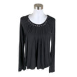 Unisex Mötivi - Trikotaažist pluus, suurus 40 - Must ()