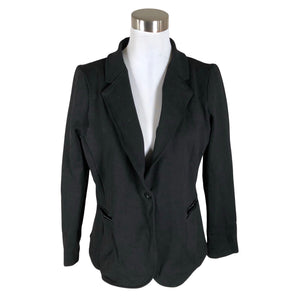 Unisex me&i - Dressikangast jakk, suurus 40 - Must (1)