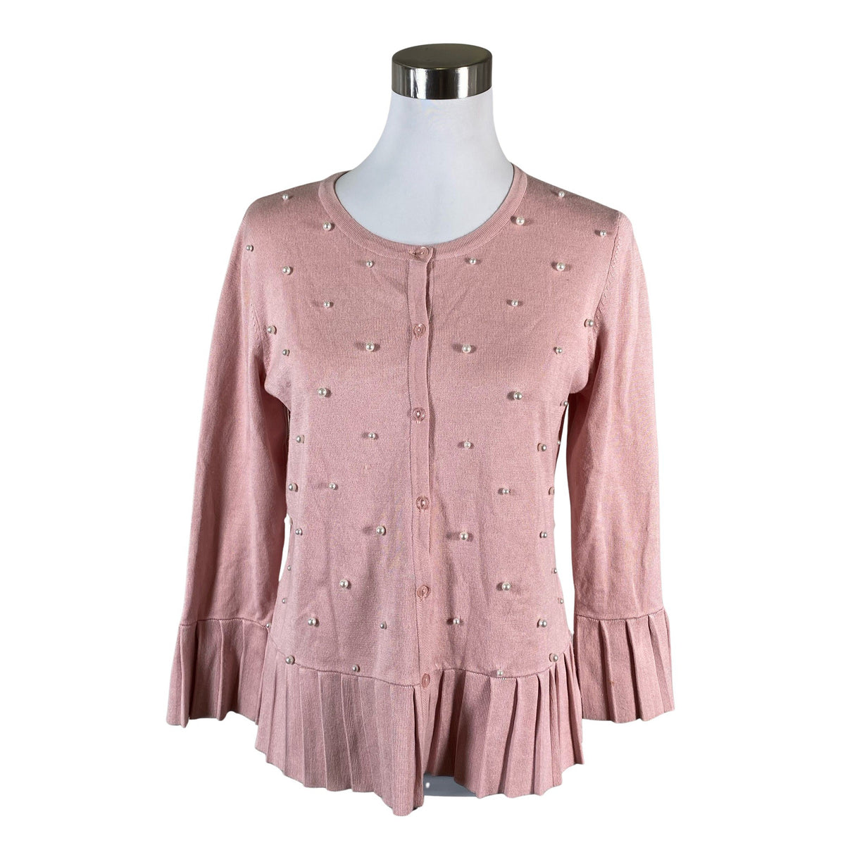 Unisex Micha - Kardigan, suurus 38 - Heleroosa (1)