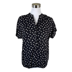 Unisex Mazine - Lühikeste käistega pluus, suurus 36 - Must (1)