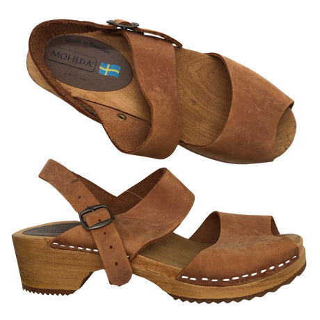 Unisex Moheda - Kontsaga rihmikud, suurus 40 - Pruun ()