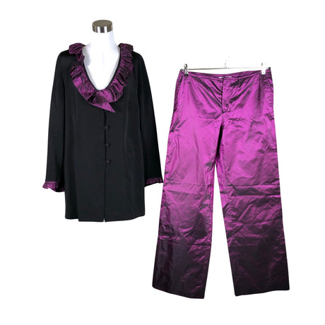 Unisex Yves Saint Laurent - Pidulikud püksid, suurus 38 - Lilla ()
