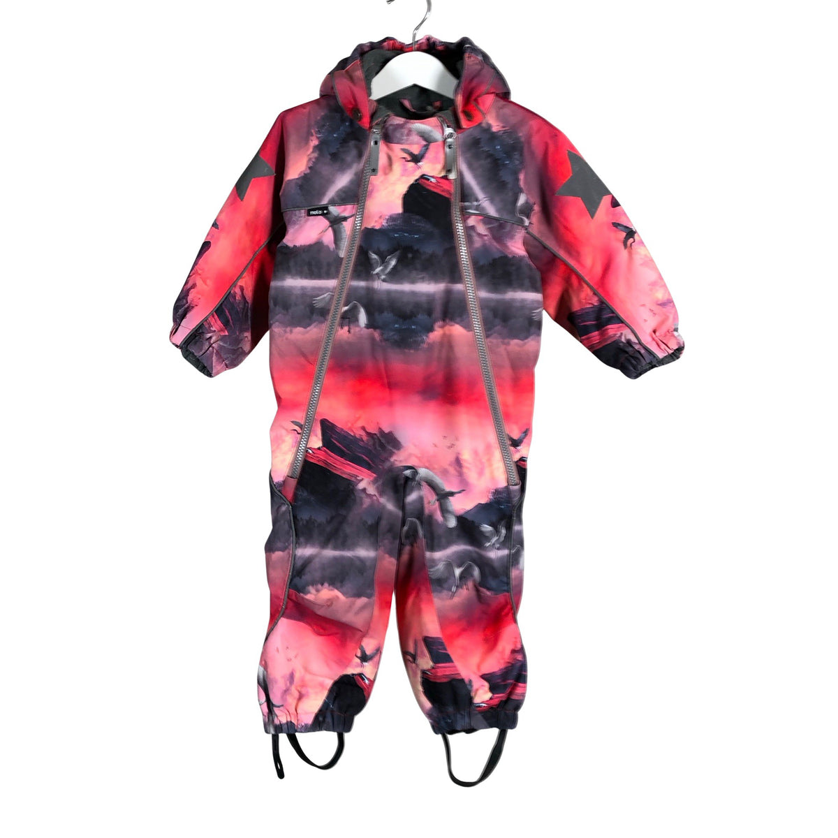 Unisex Molo Kids - Talvekombinesoon, suurus 80 - 86 - Punane (2)