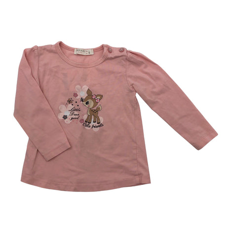 Unisex Breeze - Trikotaažist pluus, suurus 74 - 80 - Heleroosa ()