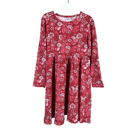 Unisex Taimi - Trikotaažist kleit, suurus 128 - 134 - Punane ()