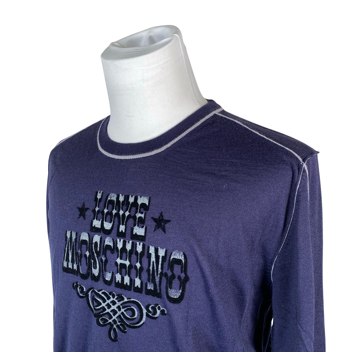 Unisex Love Moschino - Kampsun, suurus XL - Sinine (3)