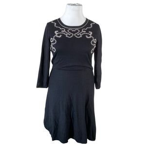 Unisex Monsoon - Kootud kleit, suurus 44 - Must (1)
