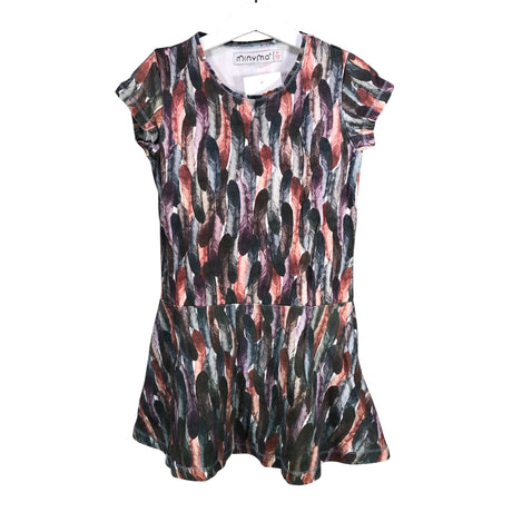 Unisex Minymo - Trikotaažist kleit, suurus 110 - 116 - Hall ()