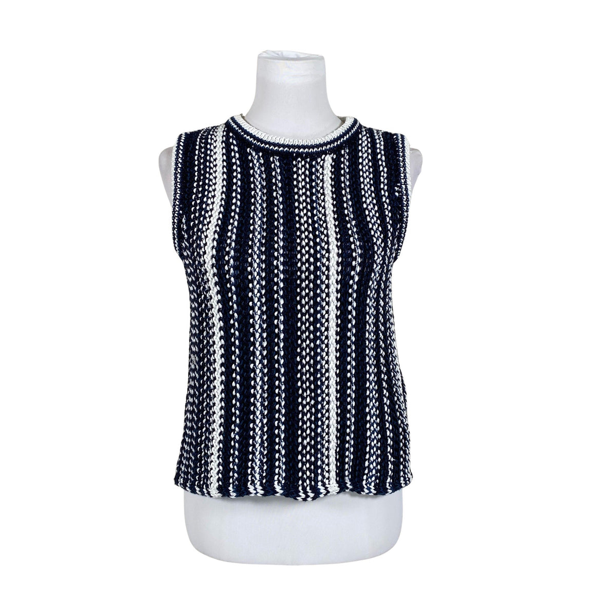 Unisex Cortefiel - Kootud vest, suurus 38 - Sinine (1)