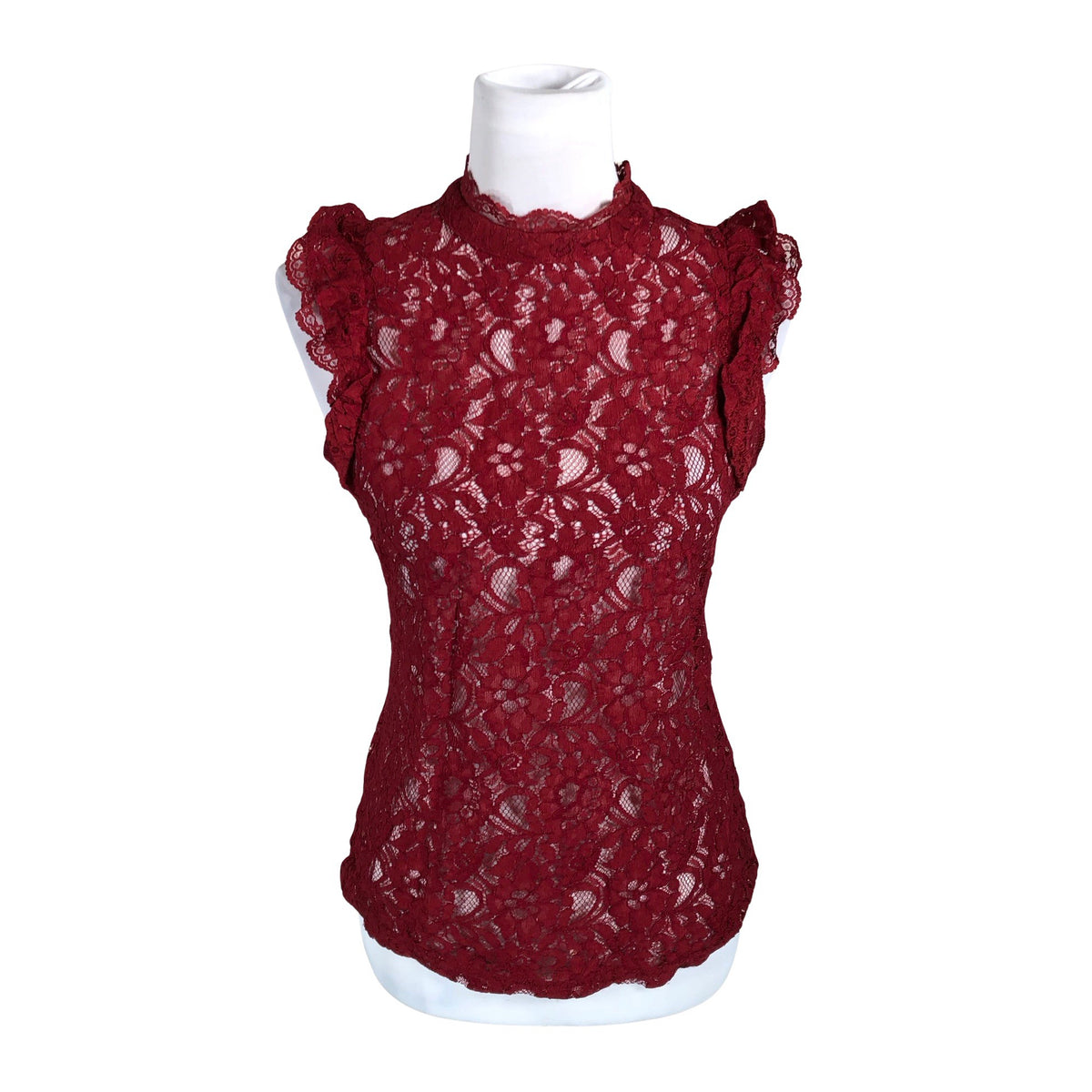 Unisex Oasis - Pidulik top, suurus 38 - Veinipunane (1)
