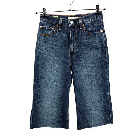 Unisex Levi's - Teksast poolpikad püksid, suurus W27 - Sinine ()