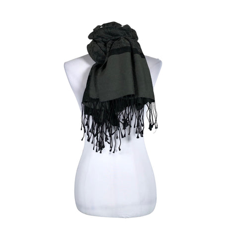 Unisex Pashmina - Sall, suurus Maxi - Must ()
