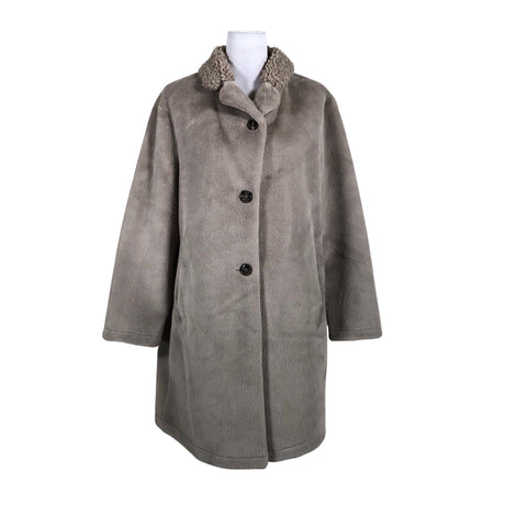 Unisex Rich & Royal - Kunstkarusnahast mantel, suurus 36 - Hall ()