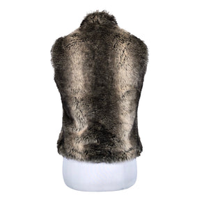 Unisex Filippa K. - Kunstkarusnahast vest, suurus 38 - Pruun (2)