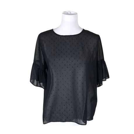 Unisex Samsoe&Samsoe - Lühikeste käistega pluus, suurus 38 - Must ()