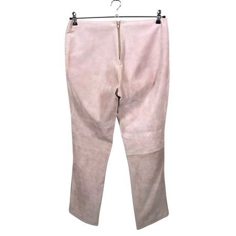 Unisex Zipcode - Nahkpüksid, suurus 38 - Heleroosa (2)