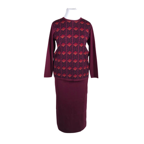 Unisex Micha - Kampsun, suurus 42 - Veinipunane ()