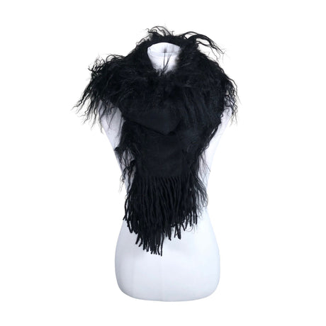 Unisex Pashmina - Õhuke sall, suurus Maxi - Must ()