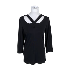 Unisex MeKSTONE - Trikotaažist pluus, suurus 40 - Must (1)