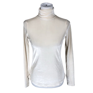 Unisex Saks Fifth Avenue - Trikotaažist pluus, suurus XS - Looduslik valge (1)