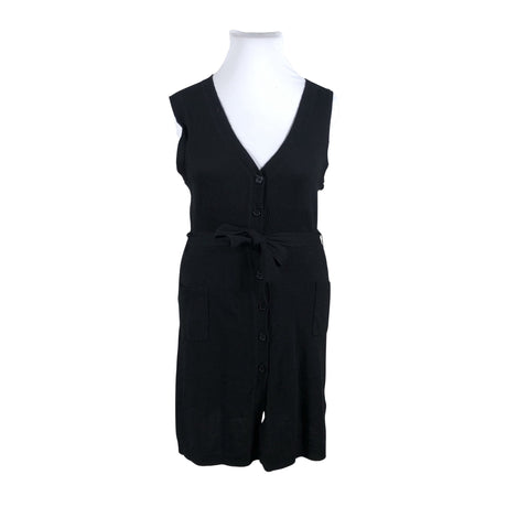 Unisex Ril's - Kootud vest, suurus 42 - Must ()