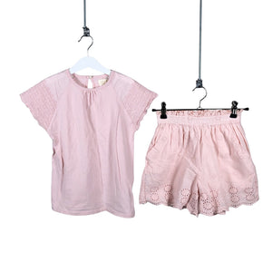 Unisex Creamie - T-särk, suurus 128 - 134 - Heleroosa (1)
