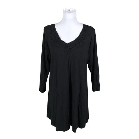 Unisex Almia - Trikotaažist tuunika, suurus 40 - Must ()