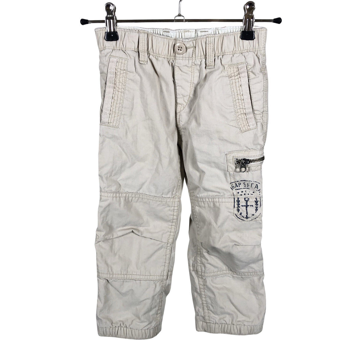 Unisex Gap - Mittevenivad püksid, suurus 92 - 98 - Beige (1)