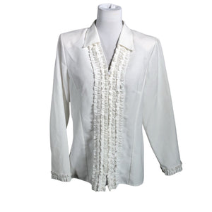 Unisex Malviina - Pluus, suurus 38 - Valge (1)