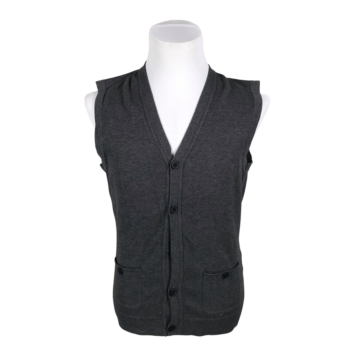 Unisex Bläck - Kootud vest, suurus L - Hall (1)