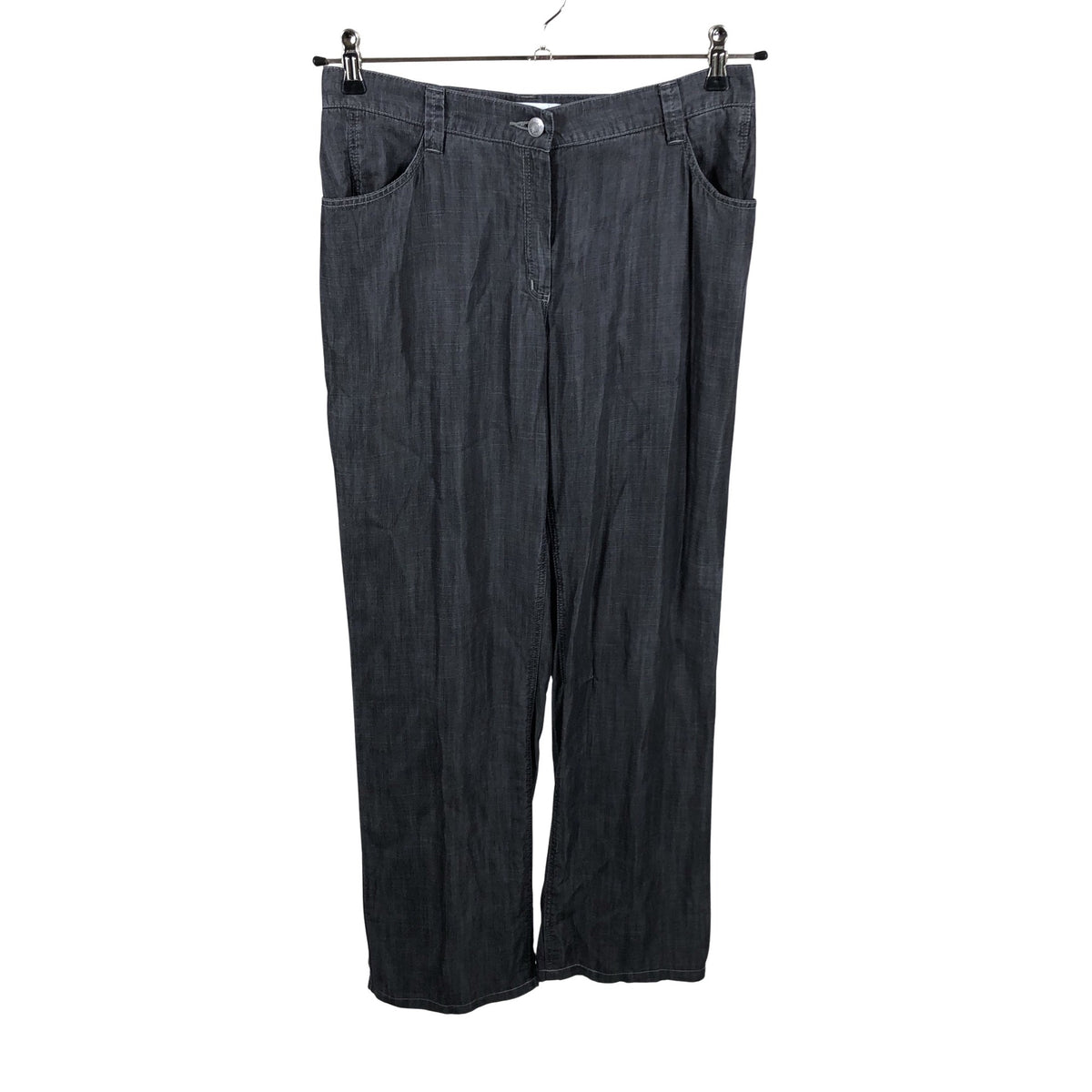 Unisex Voglia - Mittevenivad püksid, suurus 38 - Hall (1)