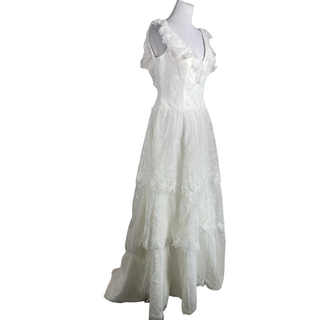 Unisex Lilly - Õhtukleit, suurus 40 - Valge (2)