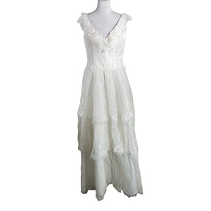 Unisex Lilly - Õhtukleit, suurus 40 - Valge (1)