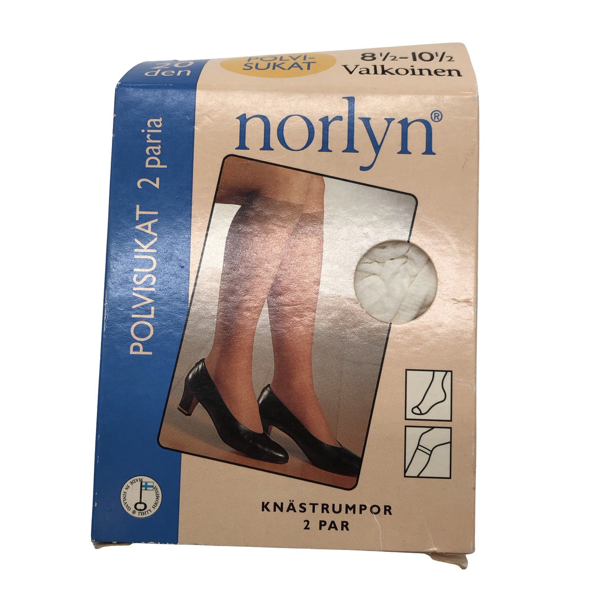 Unisex Norlyn - Sokid, suurus 38 - Valge (1)